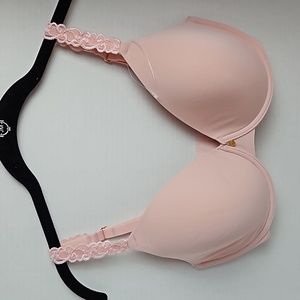 Natori | NWOT Women's Pink Pure Luxe Full Fit Underwire Lace Bra Sz 32DDD